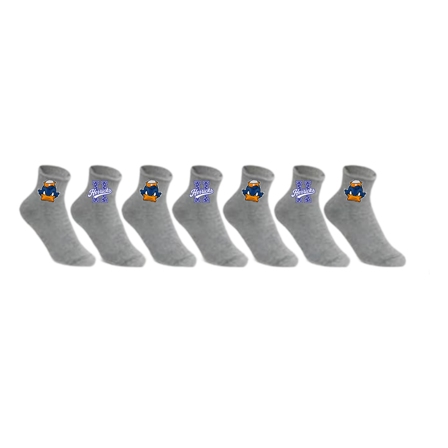 Denton ave - 2 pairs of Socks, 1 of each logo