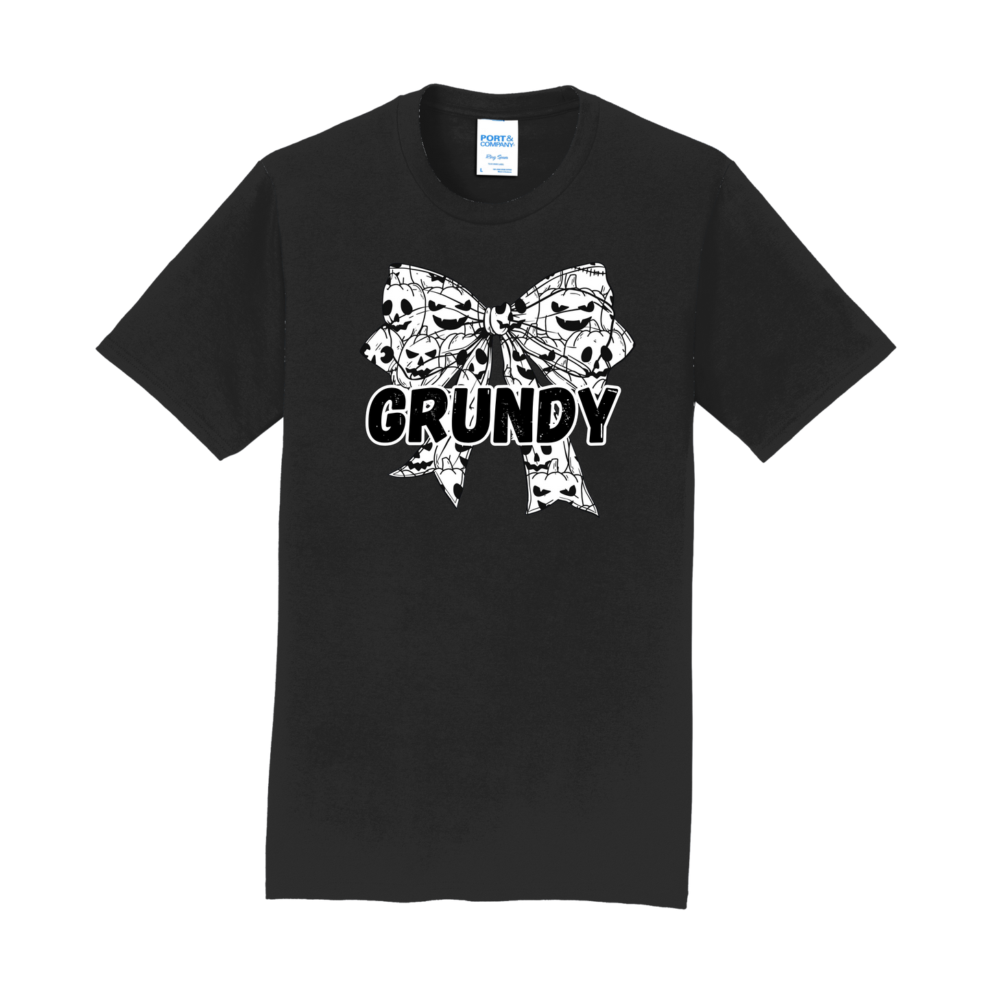 Grundy- Two Halloween Specials in Black (Shirt/Crewneck Sweatshirt)