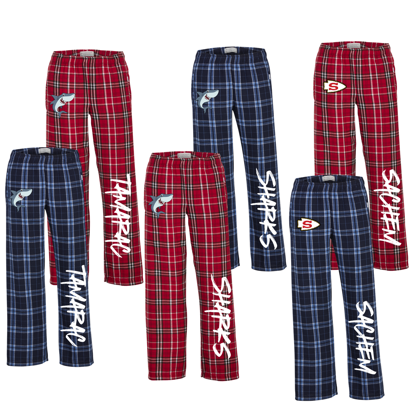 Tamarac Plaid Shark PJs
