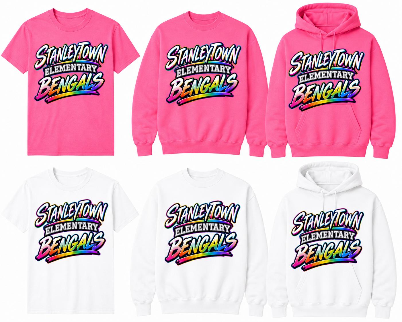 Stanleytown - Color Blast (3 options T-shirt - Crewneck-Hoodie)