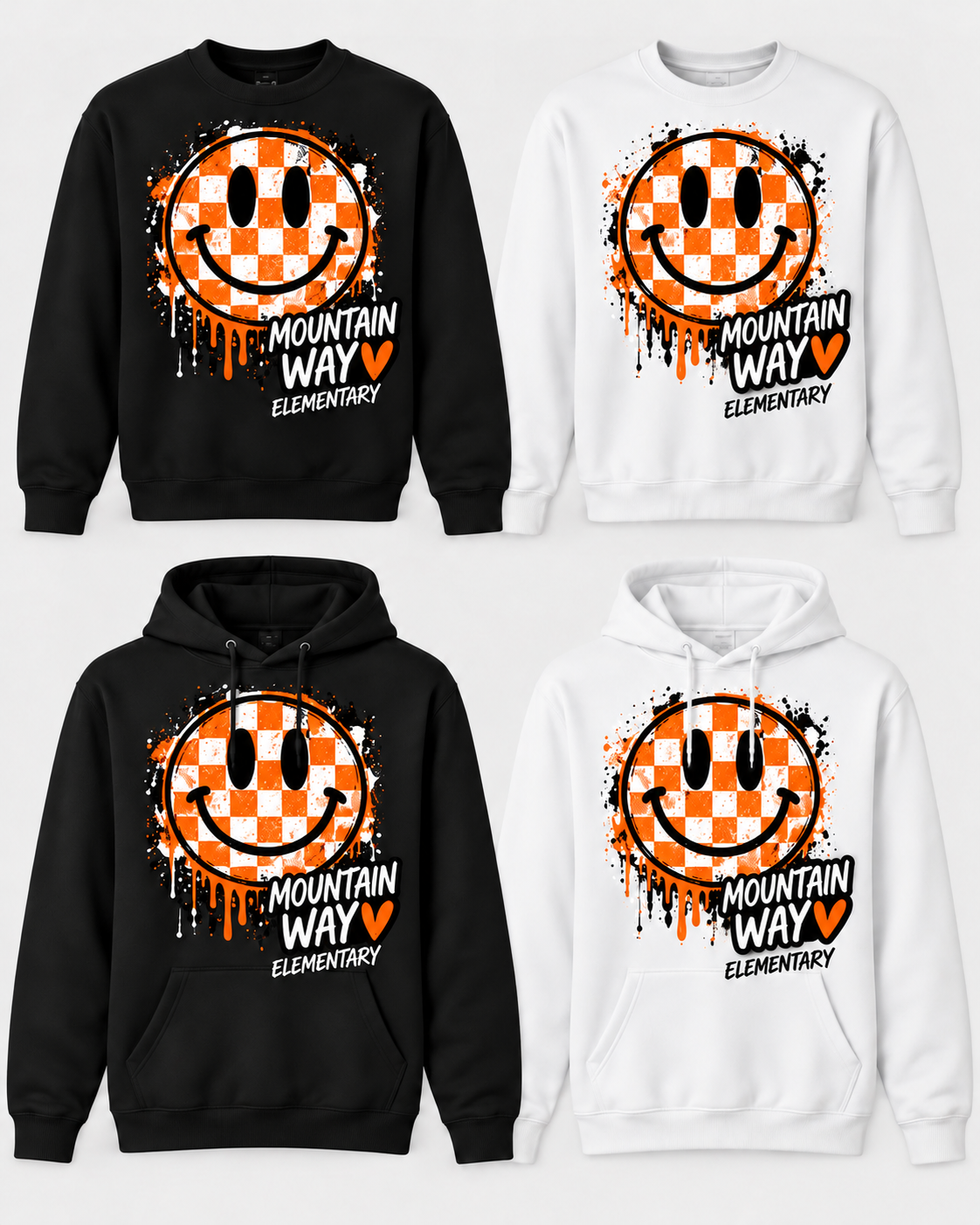 Mountain Way Elementary - Smiley (4 Color Options) (Copy)