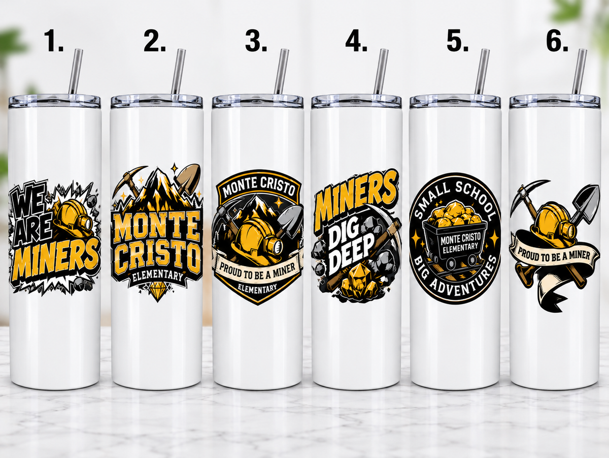 Monte Cristo Elementary -tumblers