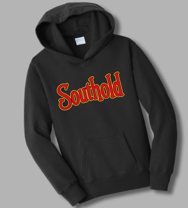 Southhold - Puff Embroidered Outline Hoodie or Crewneck