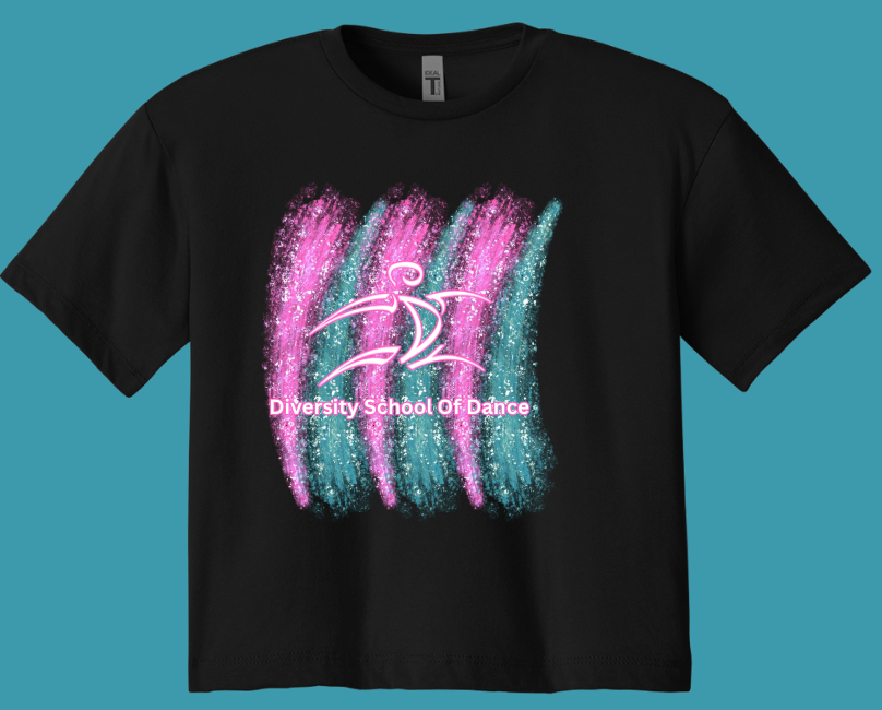 Diversity School of Dance - Design 2 (T-shirt or Women's Crop )