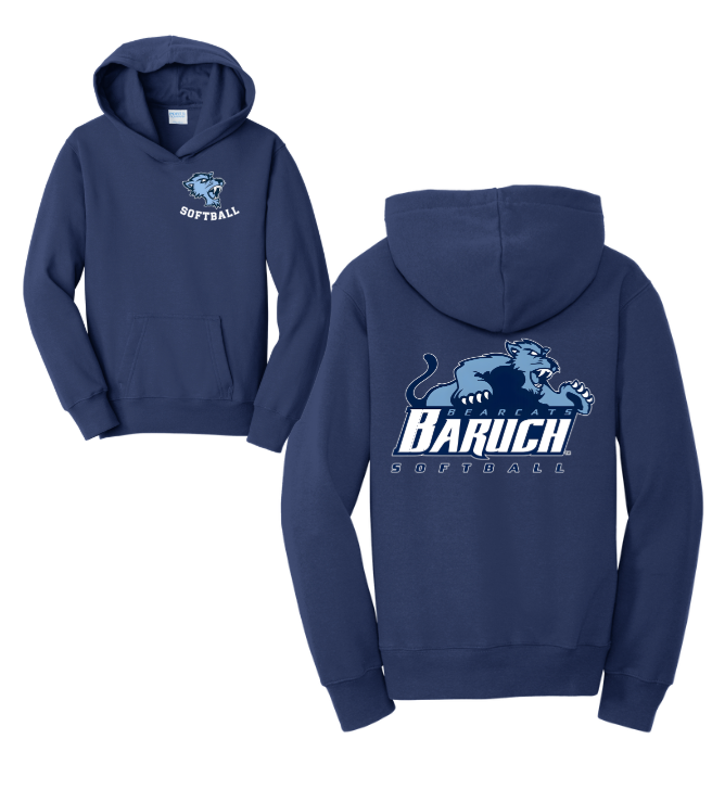 Baruch Softball - Hoodie Navy