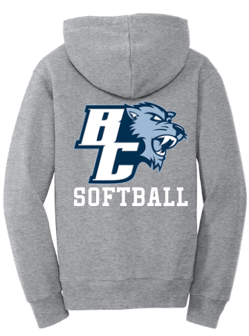 Baruch Softball - Hoodie Grey