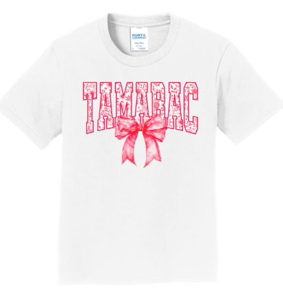 Tamarac- Pink Floral Bow T-Shirt