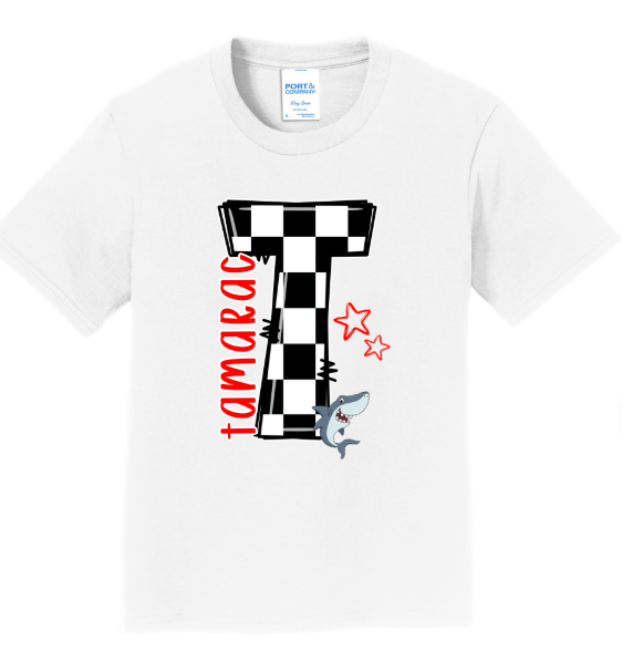 Tamarac- T Checkered Shark T-Shirt