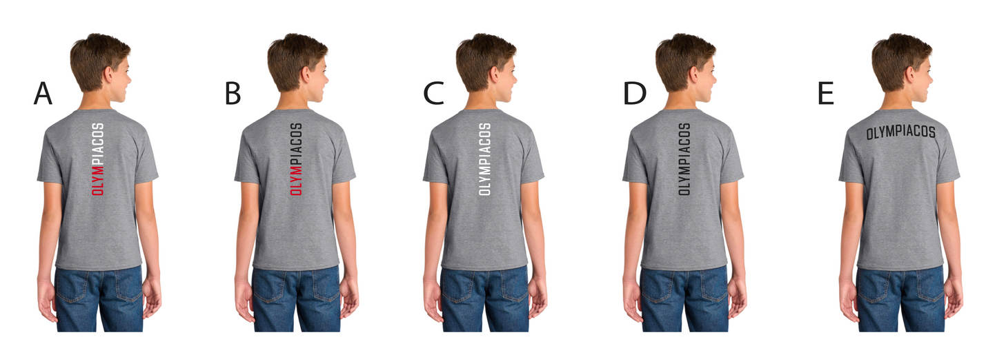 Olympiacos - Youth Grey T-shirt