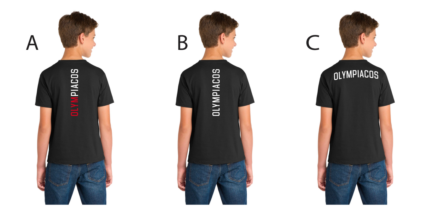 Olympiacos - Youth Black T-shirt