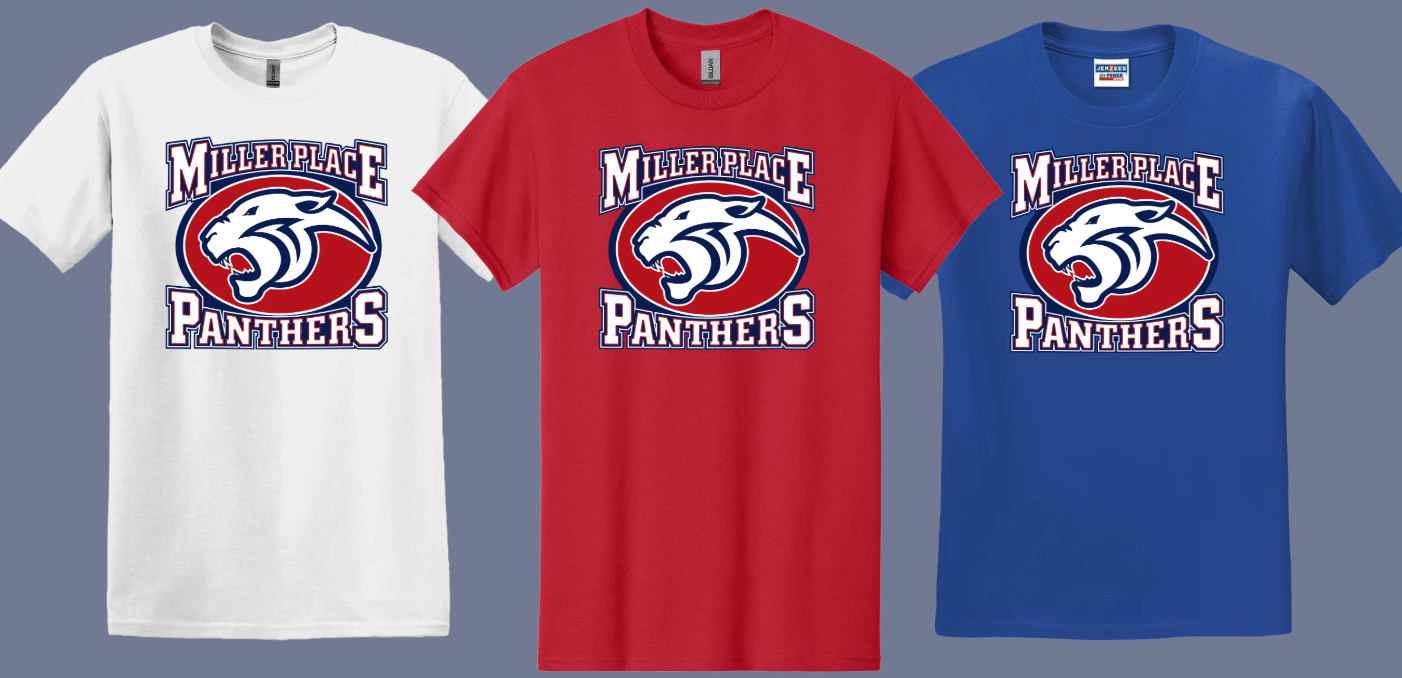 Miller Place - Panthers Red white and Blue
