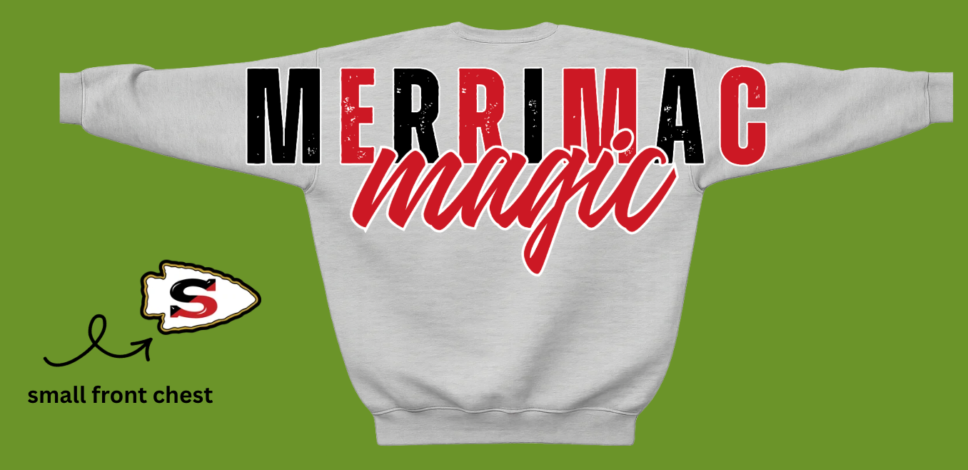 Merrimac - Large Back Crewneck (Magic)