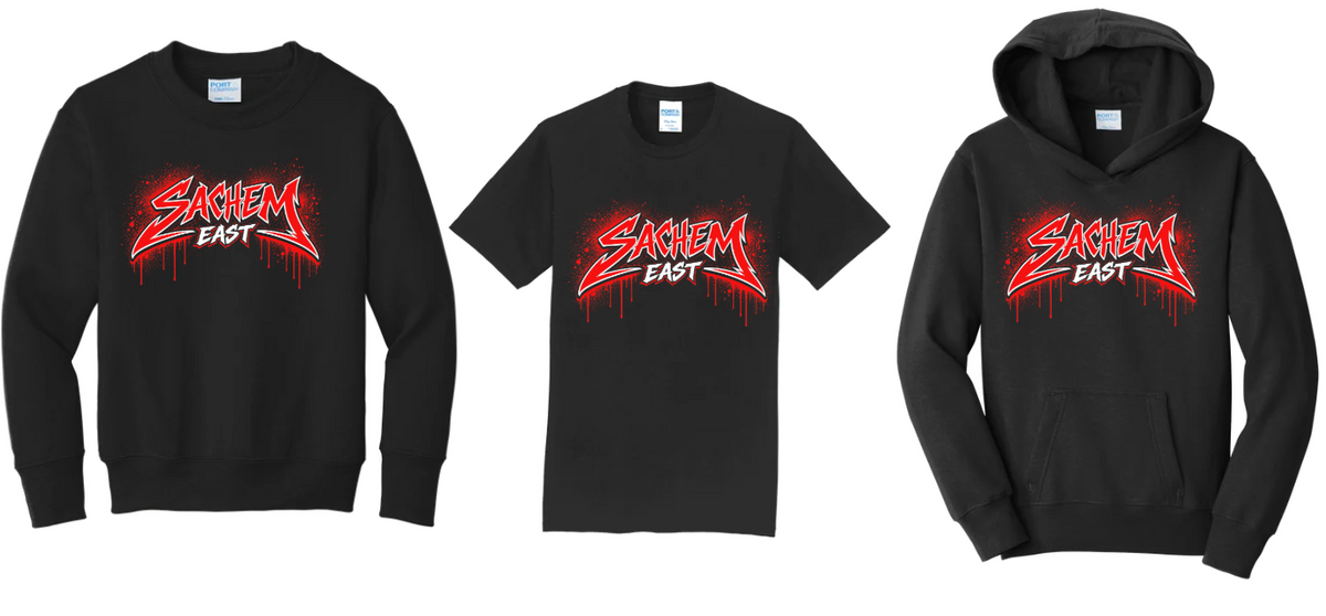 Sachem East- Graffiti 3 options (T-shirt - Hoodie - Crew Neck )