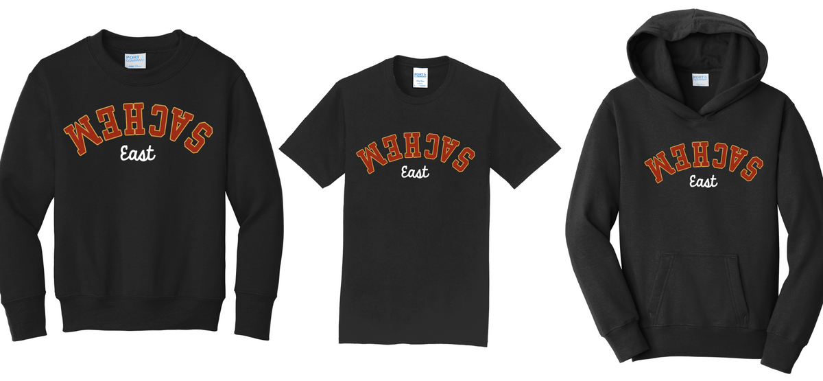 Sachem East- Upside Down 3 options (T-shirt - Hoodie - Crew Neck )