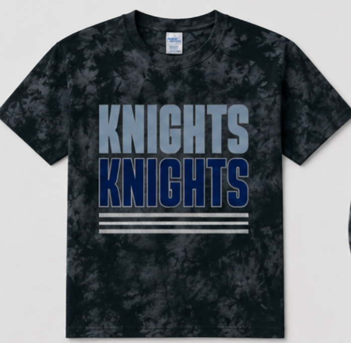 Kensington -Black Tie Dye Two Logo Options (T-shirt/ Hoodie)