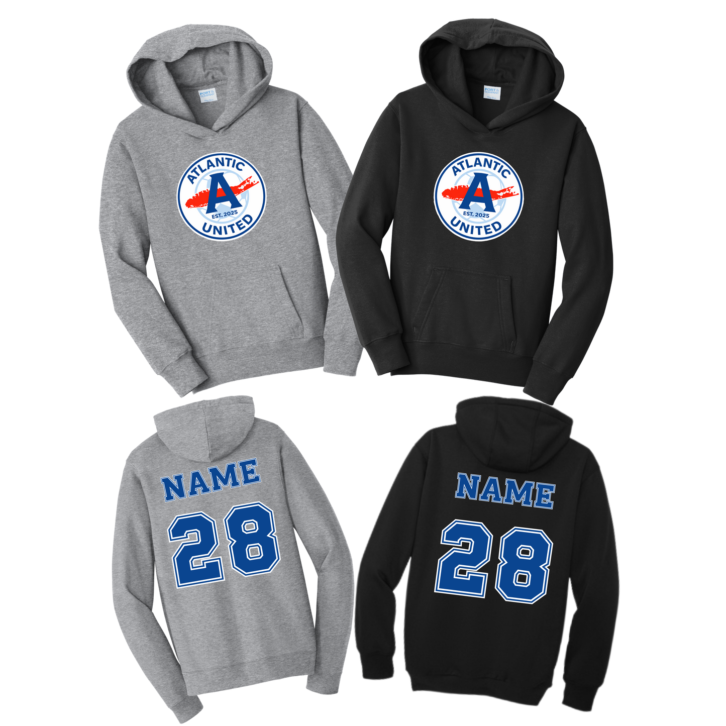 Atlantic United - Soccer Team Hoodie