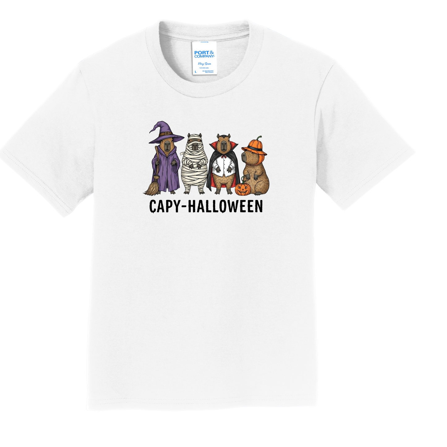 Grundy- Four Halloween Specials in White (Shirt/Crewneck Sweatshirt)