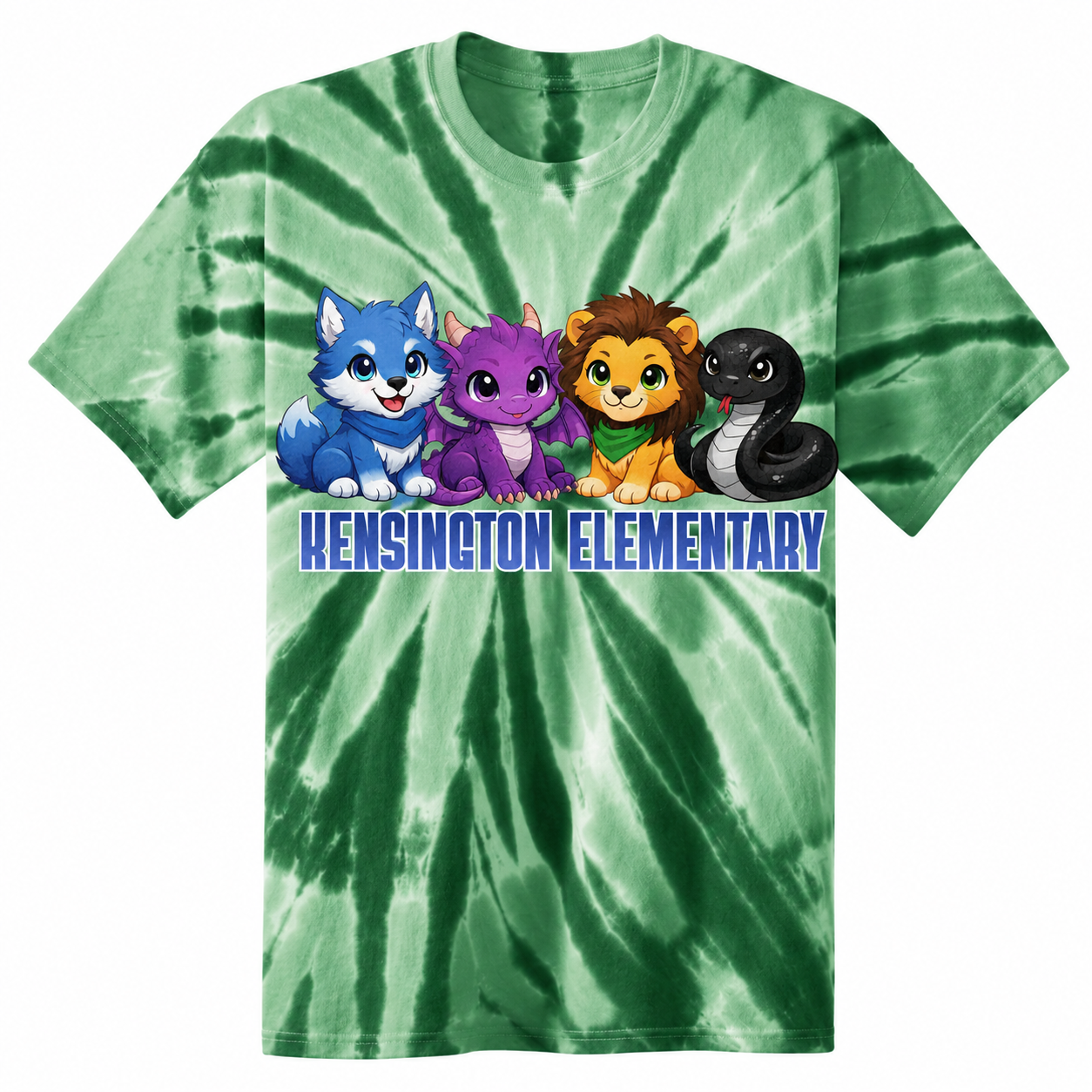 Kensington - Tie Dye Kensington Elementary T-shirts (6 options)