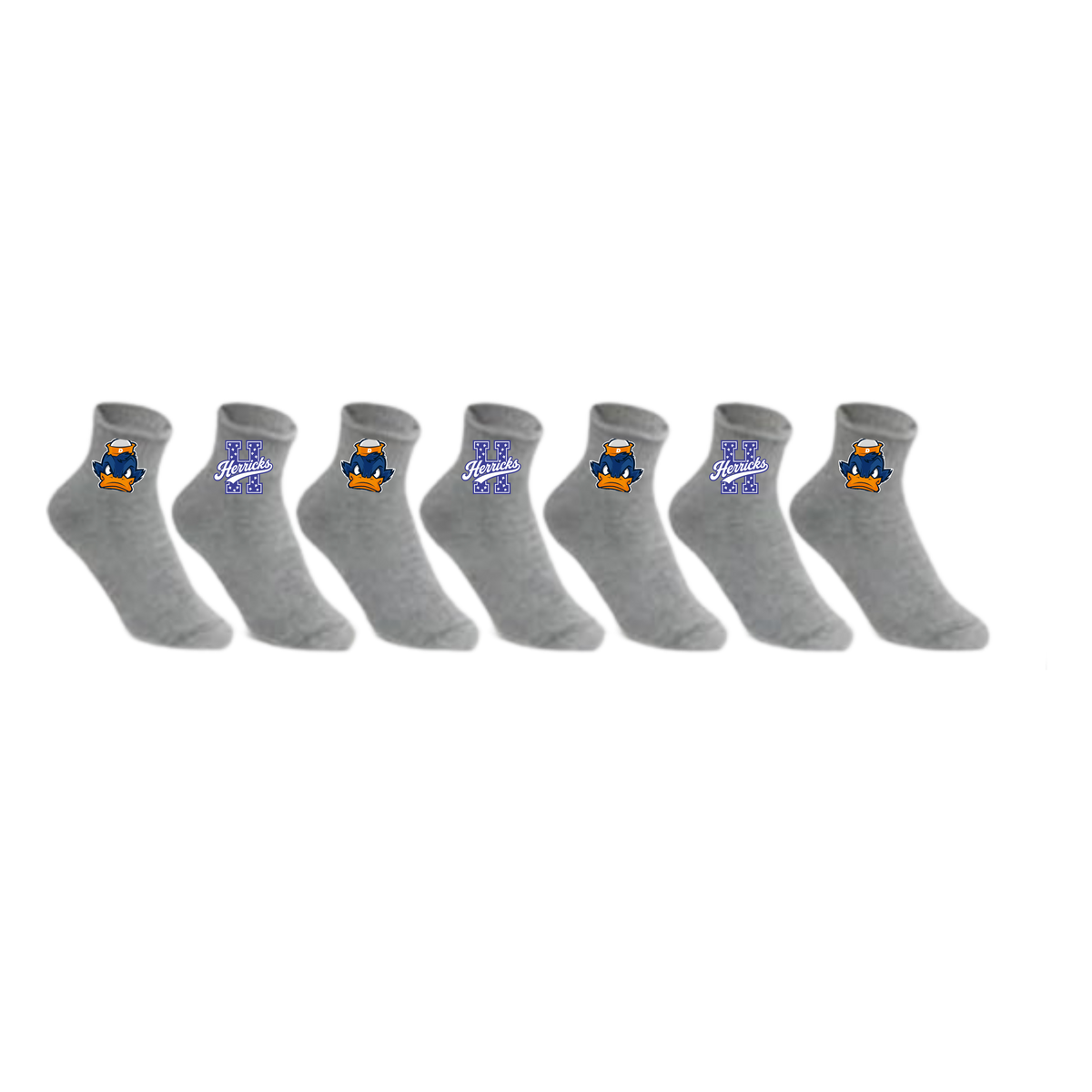 Denton ave - 2 pairs of Socks, 1 of each logo