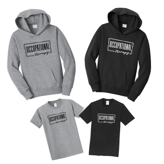 SCCC - Hoodie or T-shirt  Occupational Therapy (Grey/Black) style 5