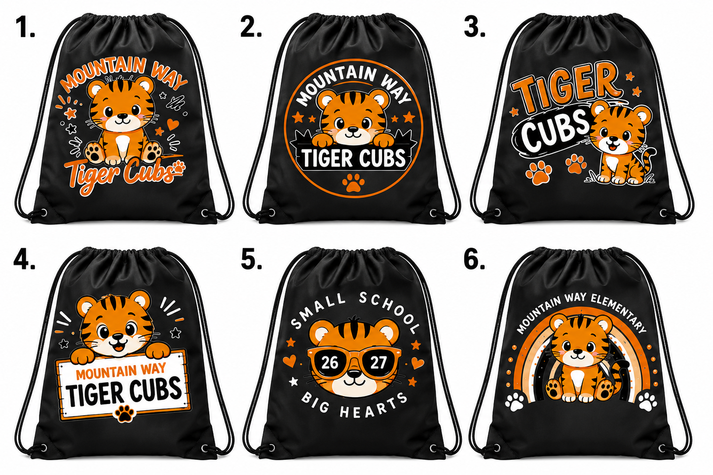 Mountain Way Elementary -Cinch Bags