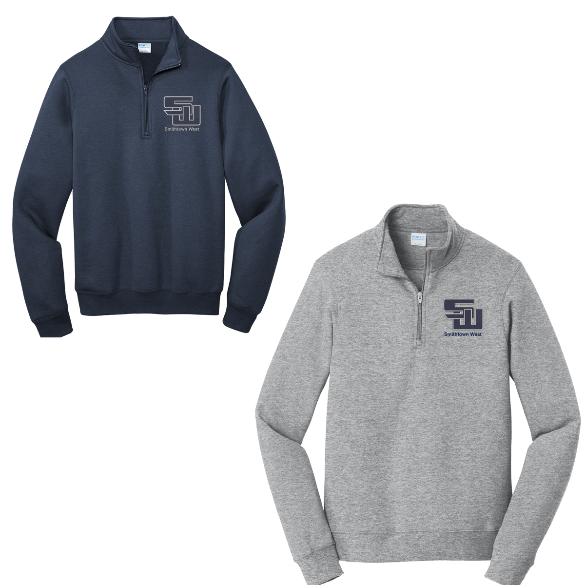 Smithtown West -  Embroidery 1/4 Zip  (mens cut)