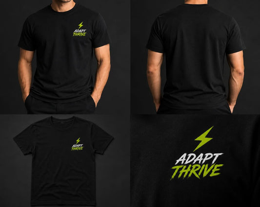 Adapt Thrive -  Lighting Bolt (2 Styles Tshirt or Hoodie)