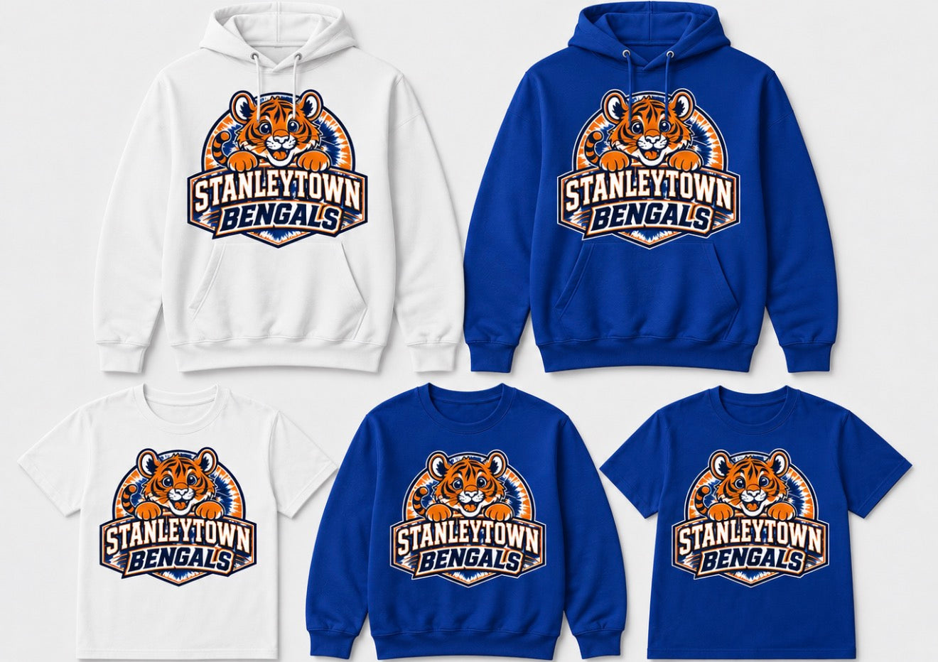 Stanleytown -  Bengals Mascot (3 options T-shirt - Crewneck-Hoodie)