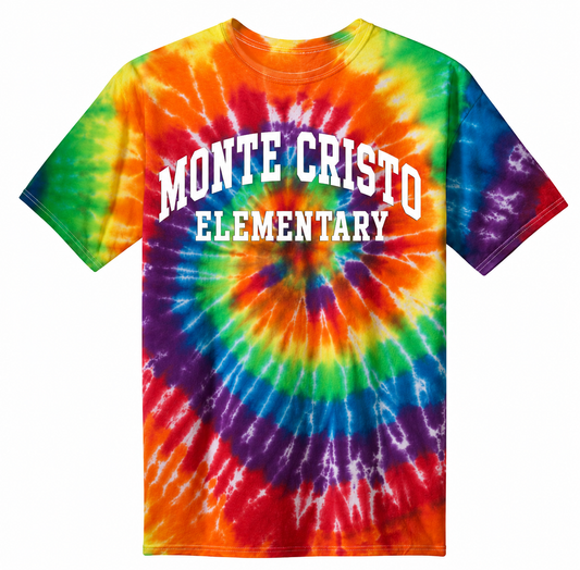 Monte Cristo Elementary -Tie Dye Hoodie and  T-Shirts (3 Color options)