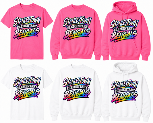 Stanleytown -  Color Blast (3 options T-shirt - Crewneck-Hoodie)