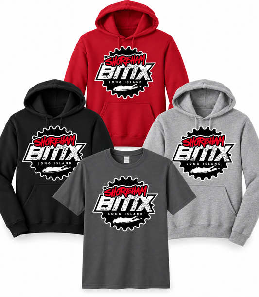Shoreham - Bmx Logo ( T-shirts - Long Sleeve -hoodies - CrewNeck )