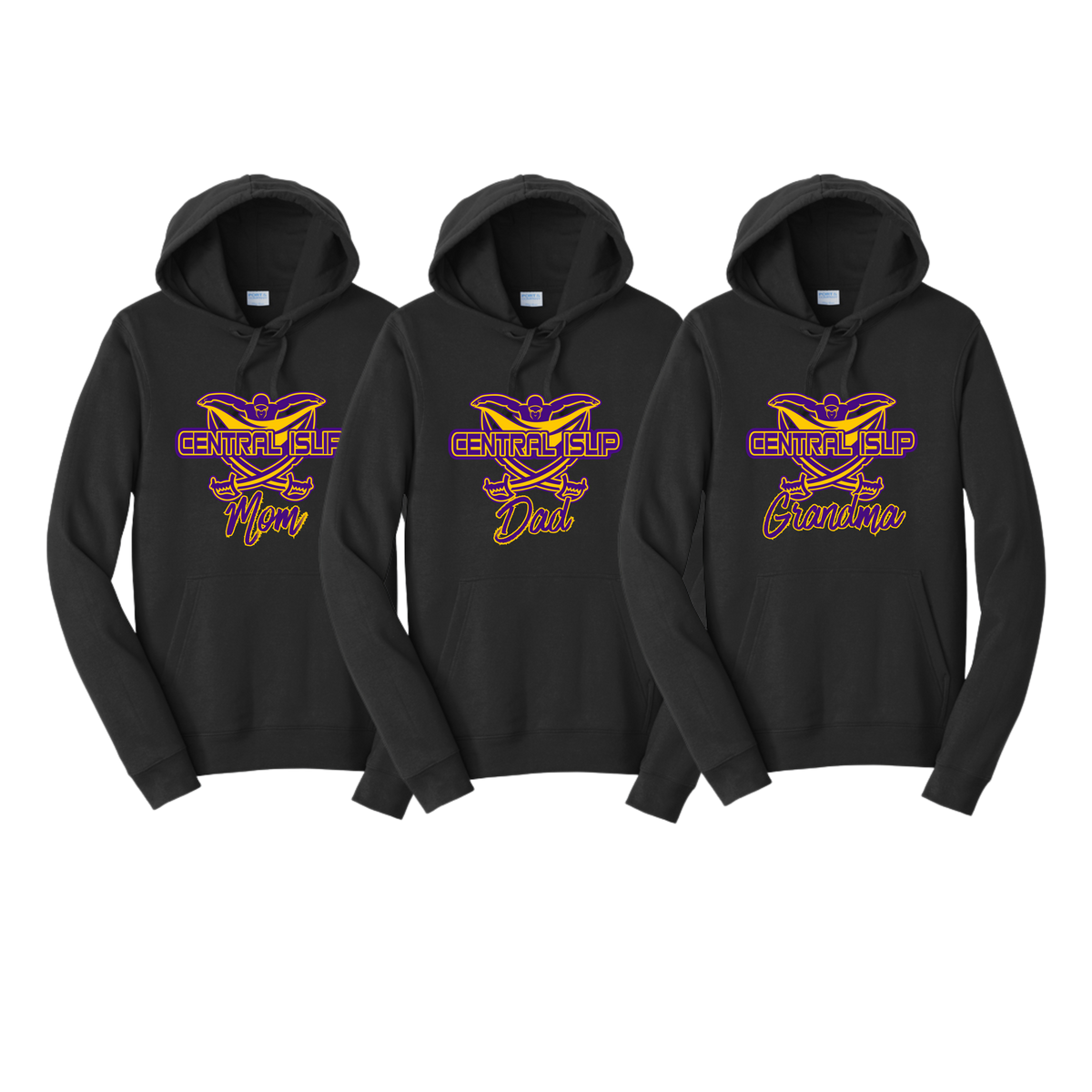Central Islip Swimming - Choose Your Title/Name Hoodie (add to notes)