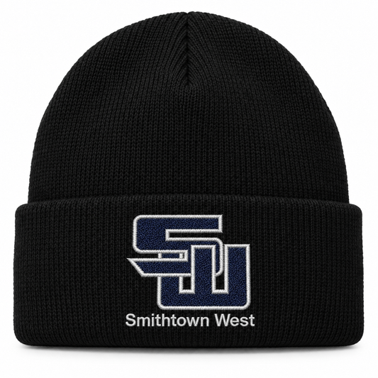 Smithtown West  - Embroidered beanie