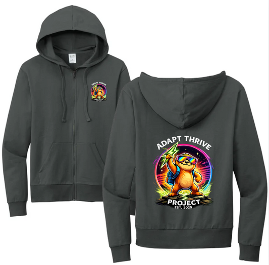 Adapt Thrive - Allmade® Unisex Organic French Terry Full-Zip Hoodie.