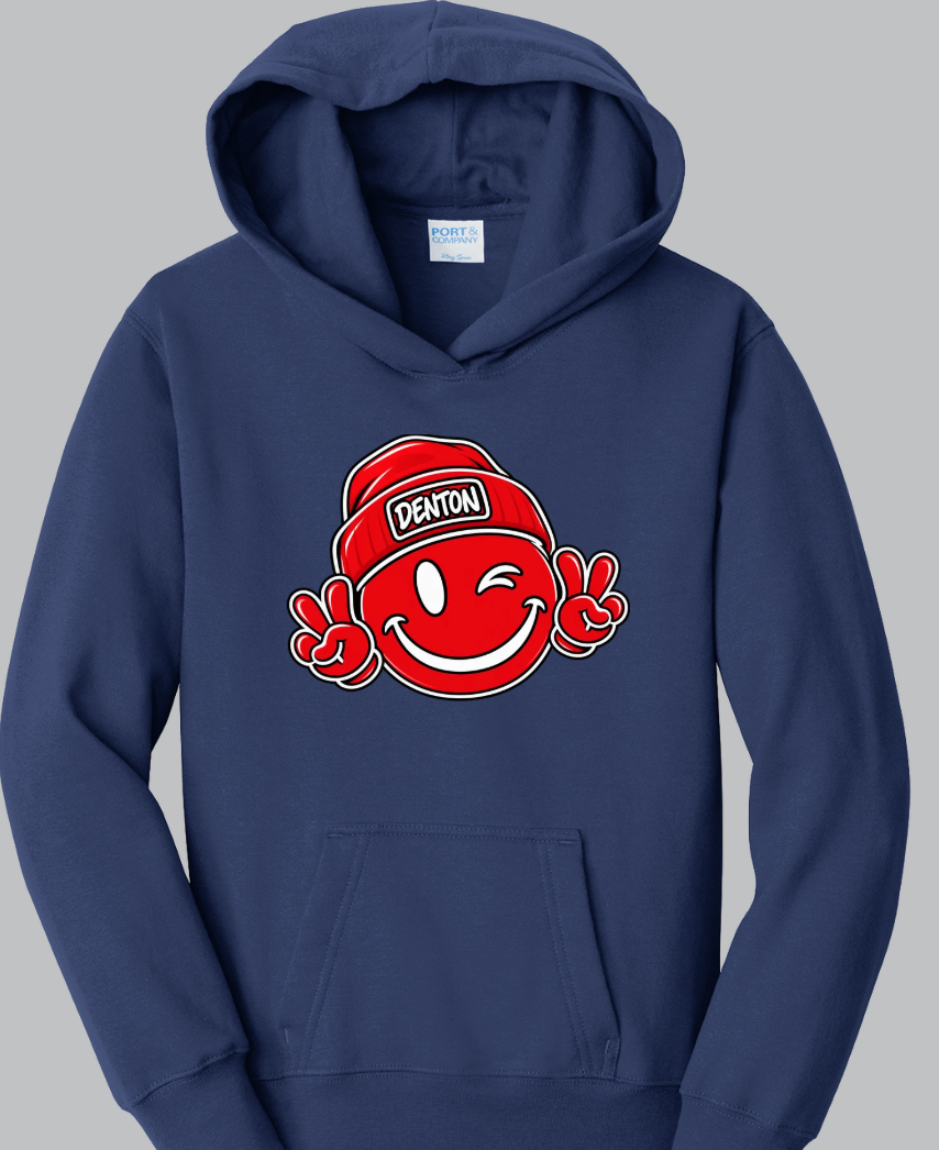 Denton - Smiley Face 4 color options (T-shirt-Crewneck-Hoodie)