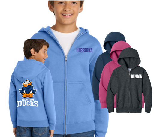 Denton -  Zip Up ( 4 Colors )