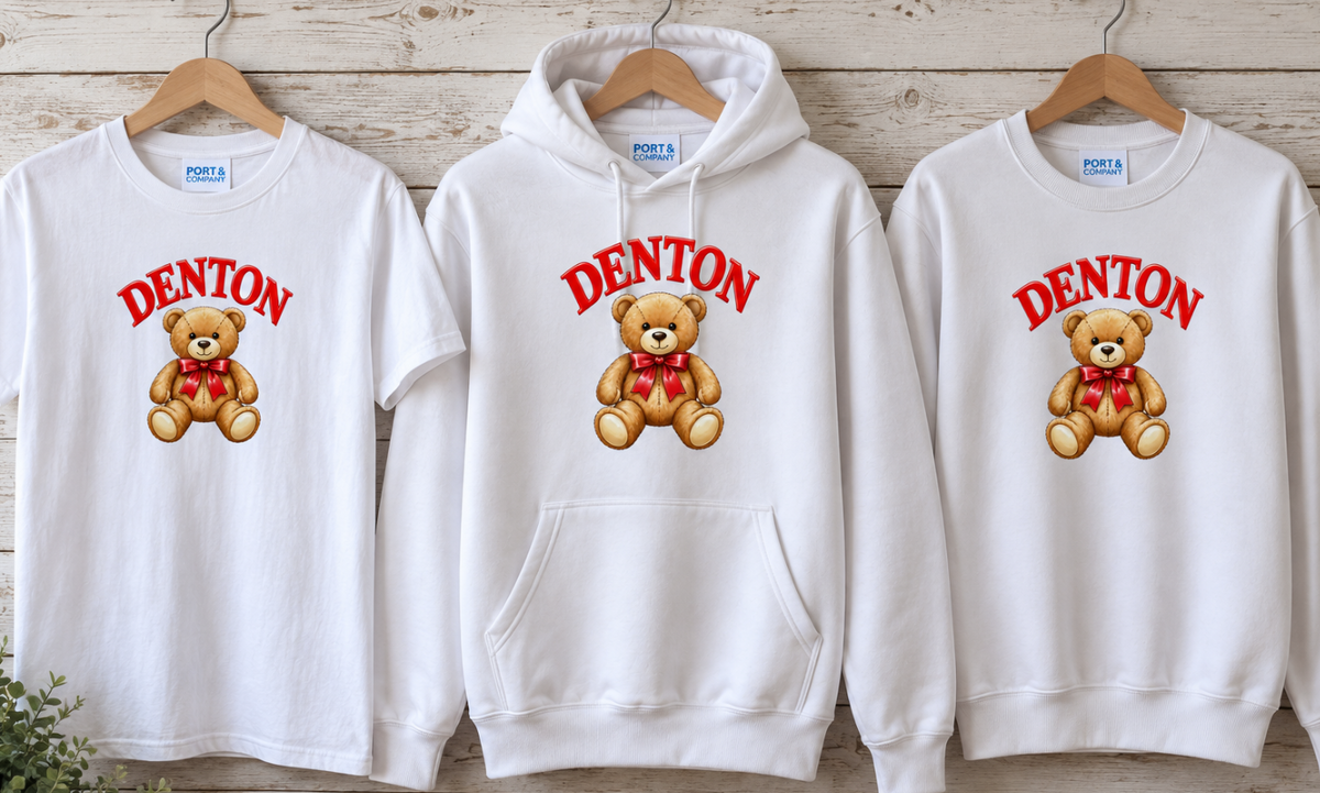 Denton - Teddy(T-shirt-Crewneck-Hoodie)