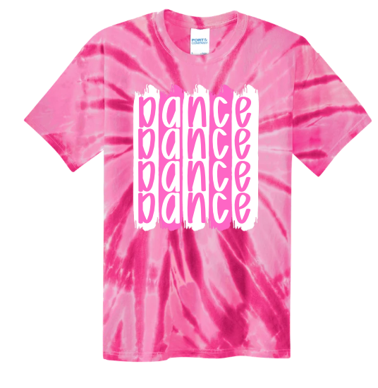 Diversity Dance - Two Tone Pink Tie Dye T-shirt