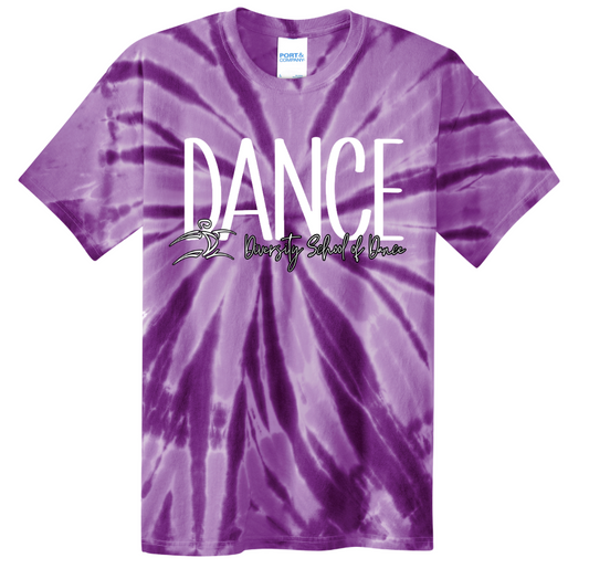 Diversity Dance - Two Tone Purple Tie Dye  T-shirt