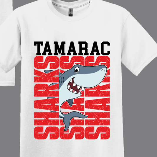 Tamarac - Red or Black Tamarac Shark Tshirt