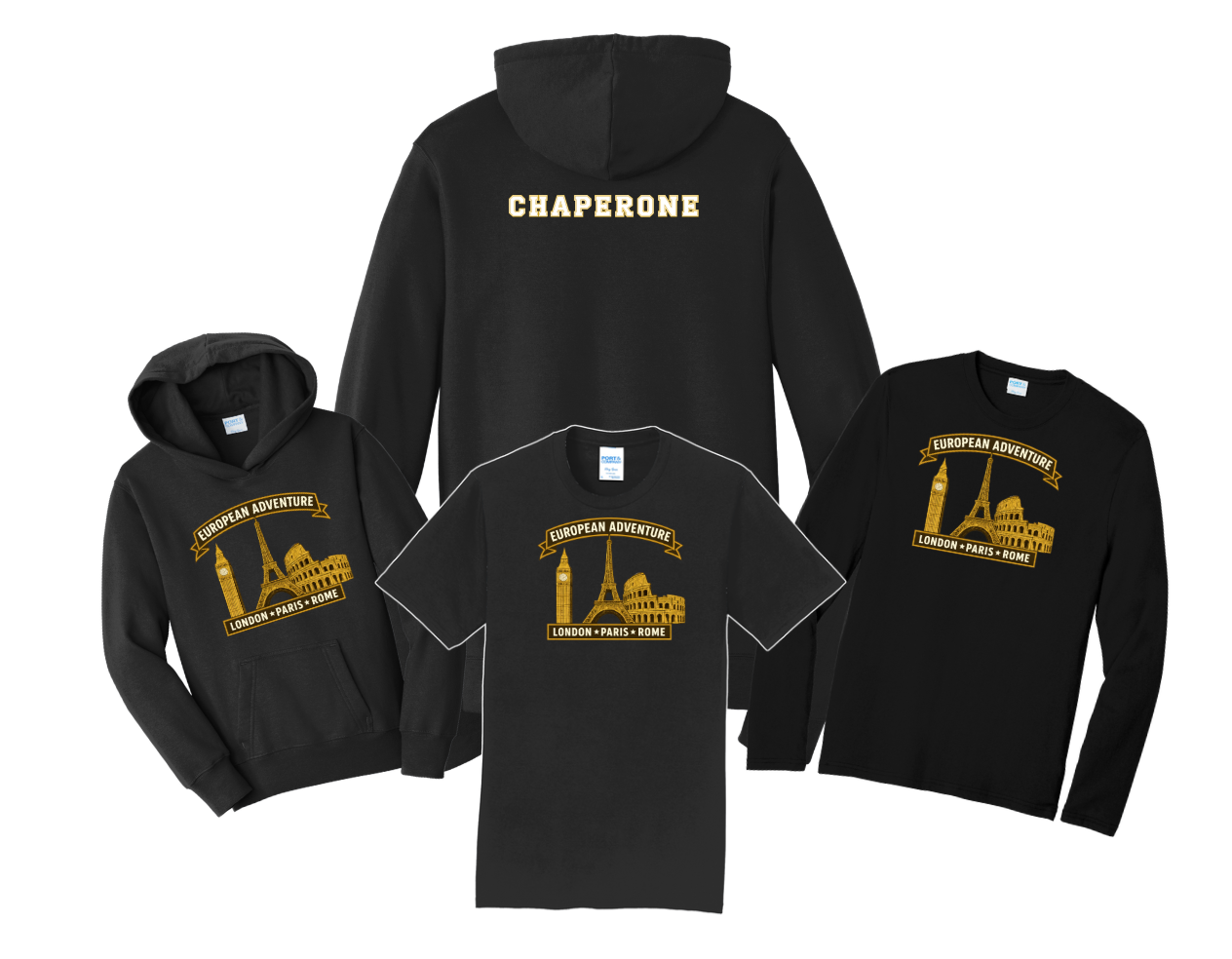 Europe Trip Gear (3 OPTIONS)