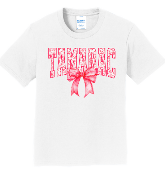 Tamarac- Pink Floral Bow T-Shirt