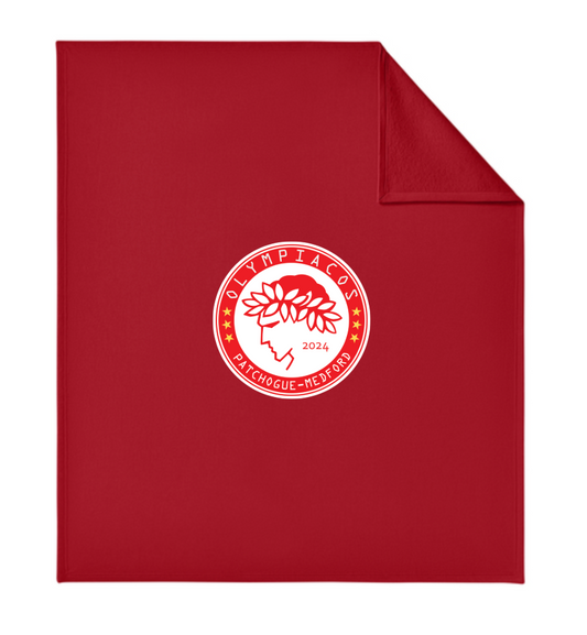 Olympiacos -Red Fleece Blanket