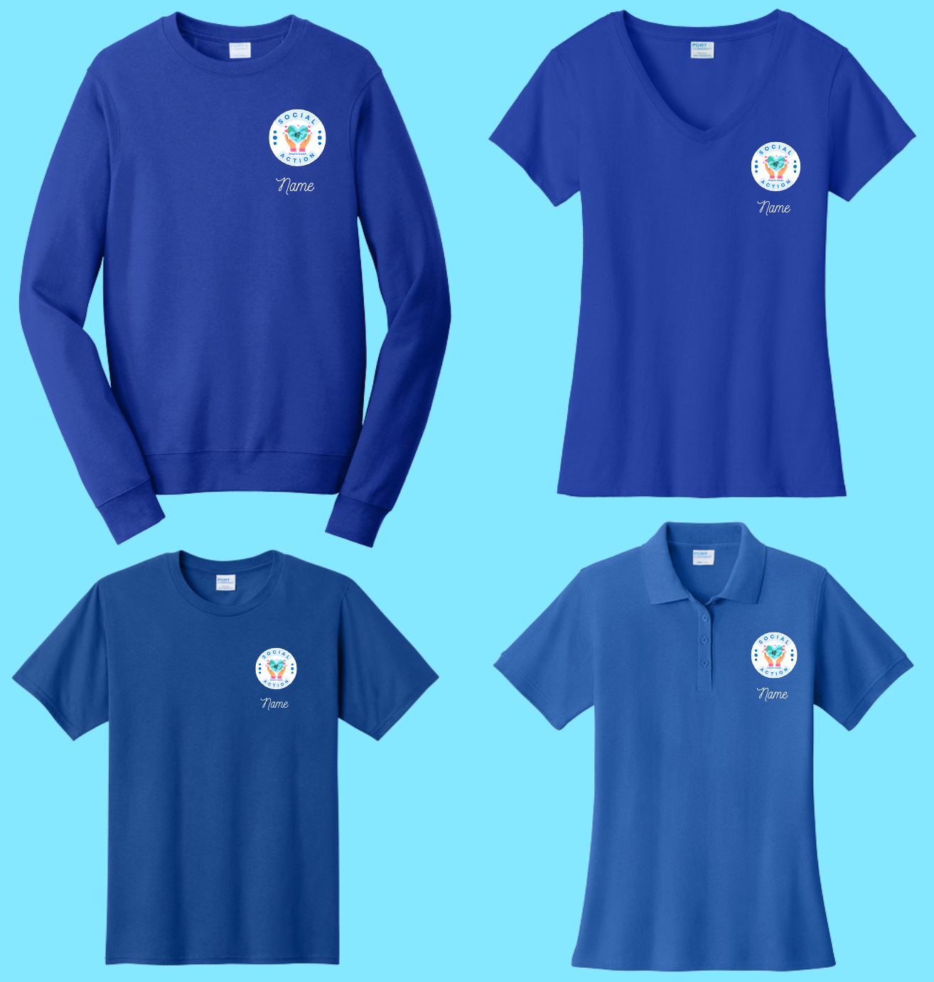 Social Action - T-shirt / CrewNeck / V-neck / Polo