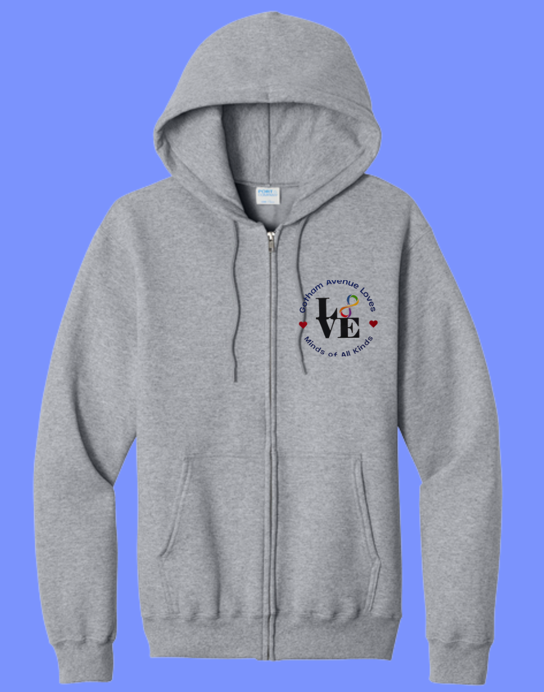 Gotham Ave - Zip Up Hoodie