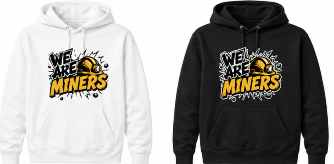 Monte Cristo Elementary - We Are Miners (4 Styles Tshirt - hoodie-Crewneck-Long Sleeve)