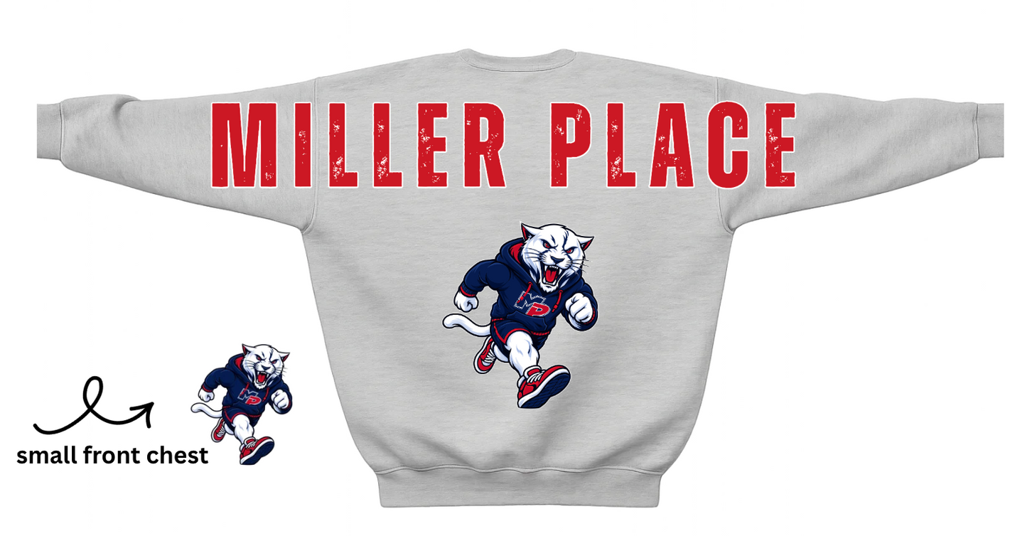 Miller Place - Large Back Crewneck