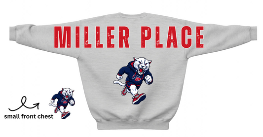 Miller Place - Large Back Crewneck