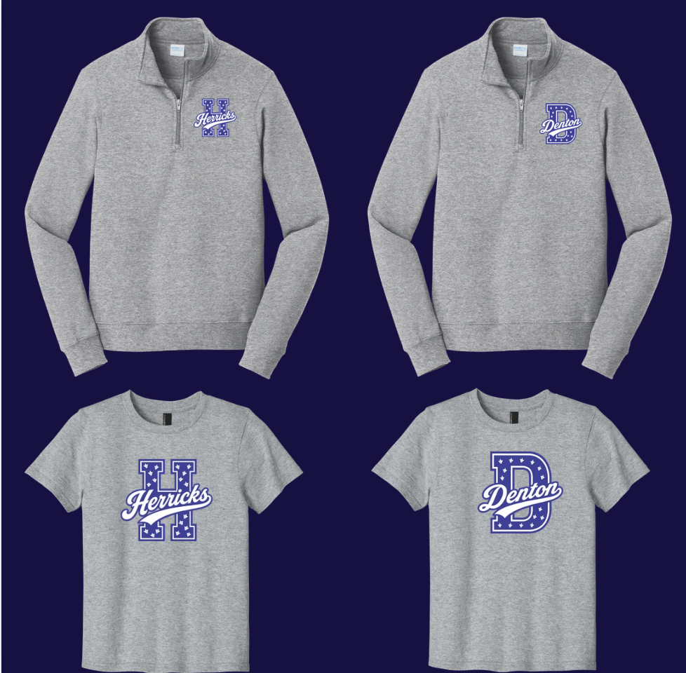 Denton - H Herricks, D Denton (1/4 Zip -T-shirt-Crewneck-Hoodie)