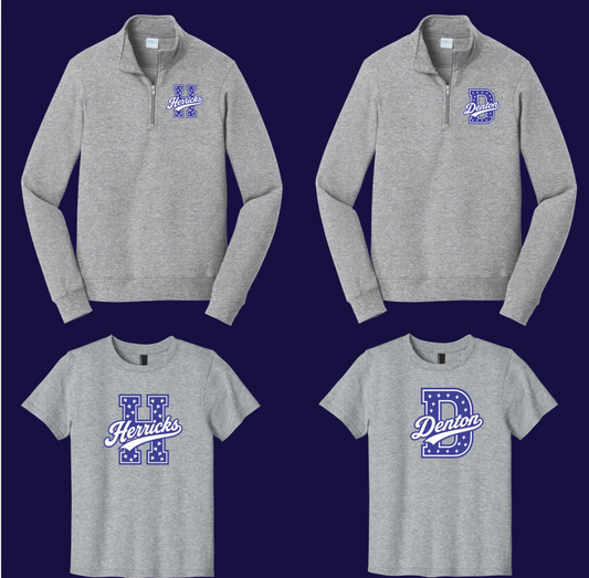 Denton - H Herricks, D Denton (1/4 Zip -T-shirt-Crewneck-Hoodie)